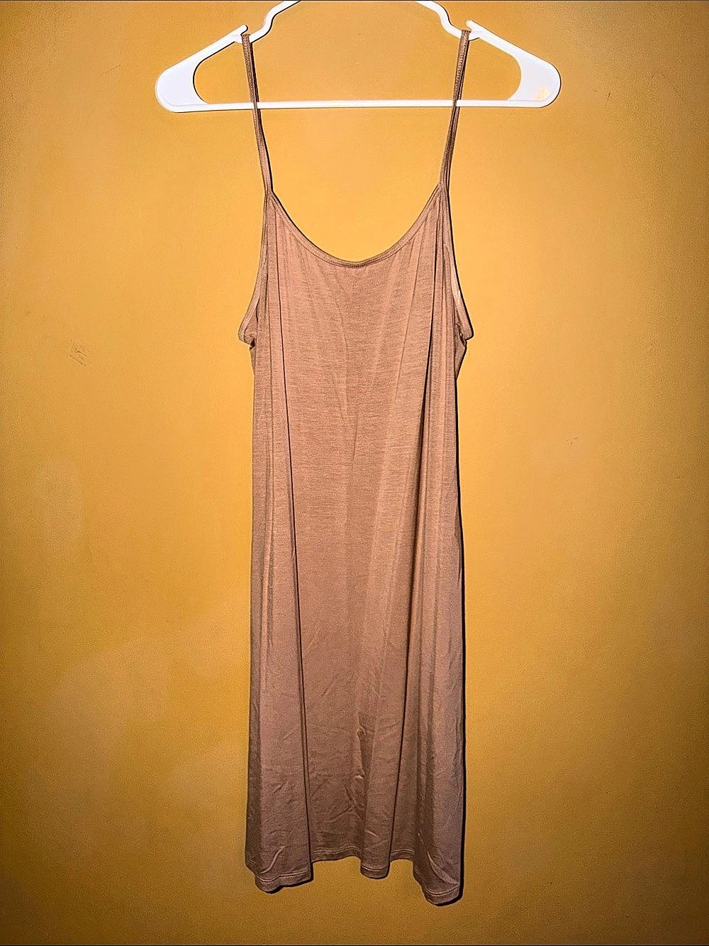 BODYS Maxi Slip Dress in Brown Size Large Like New